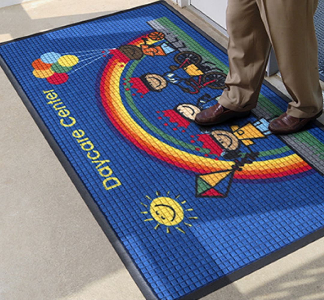 Waterhog HD impression logo mats -in use (1)